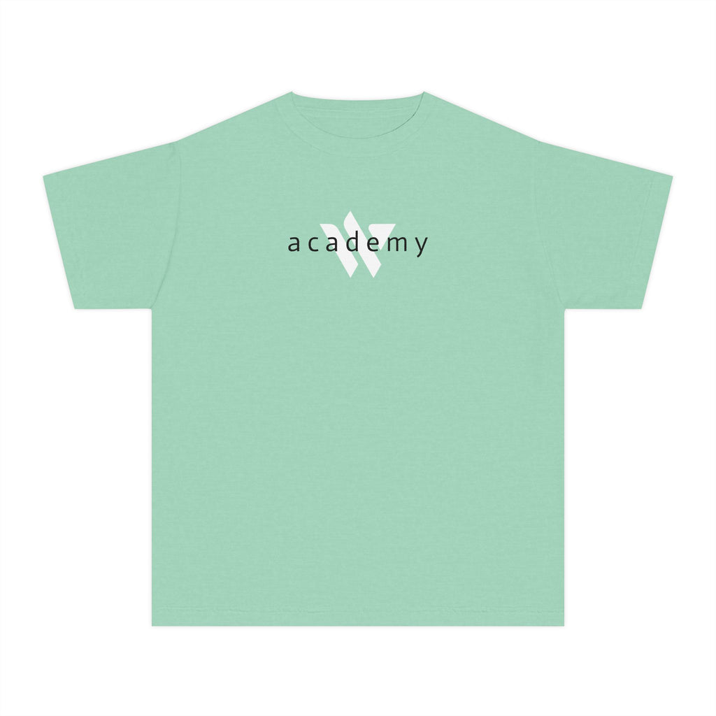 11 - Youth Multi Colors Academy Tee — Minimal Logo Kids T‑Shirt