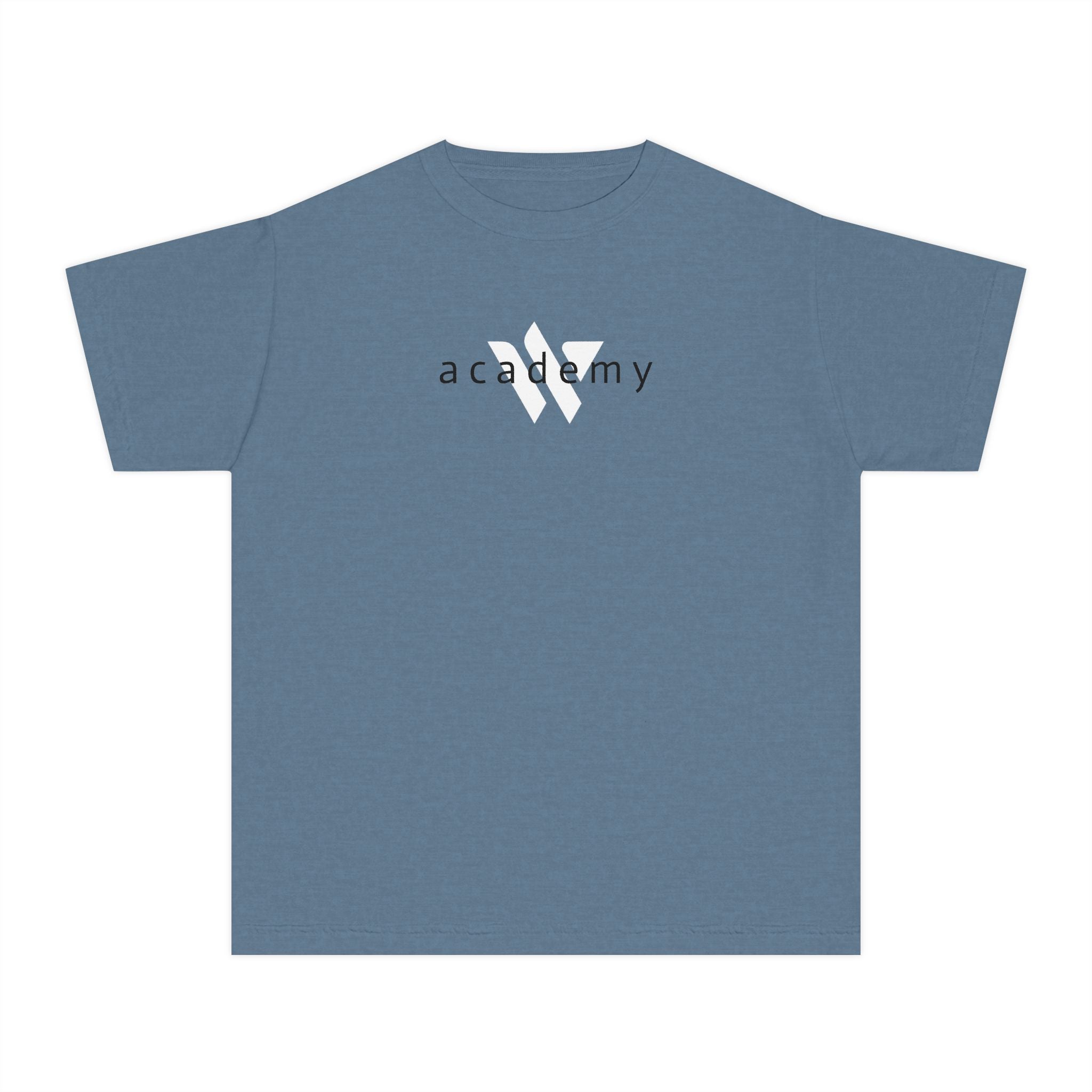 11 - Youth Multi Colors Academy Tee — Minimal Logo Kids T‑Shirt