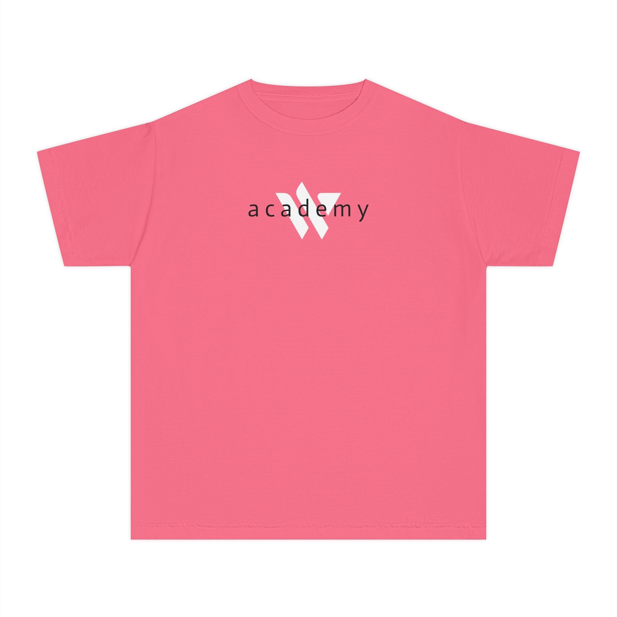 11 - Youth Multi Colors Academy Tee — Minimal Logo Kids T‑Shirt