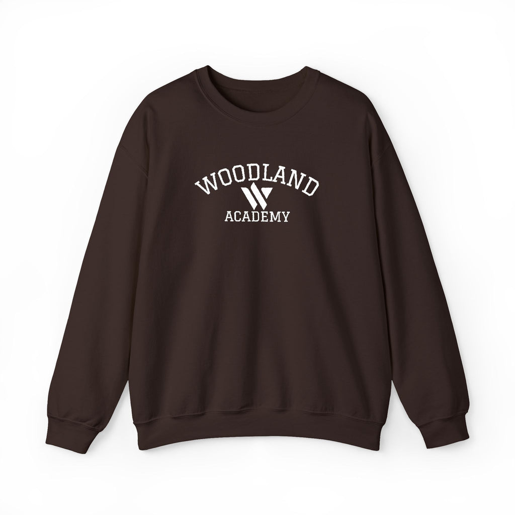 15 - Woodland Academy Embroidered Multi Color Crewneck Sweatshirt – Minimal Motivational Pullover
