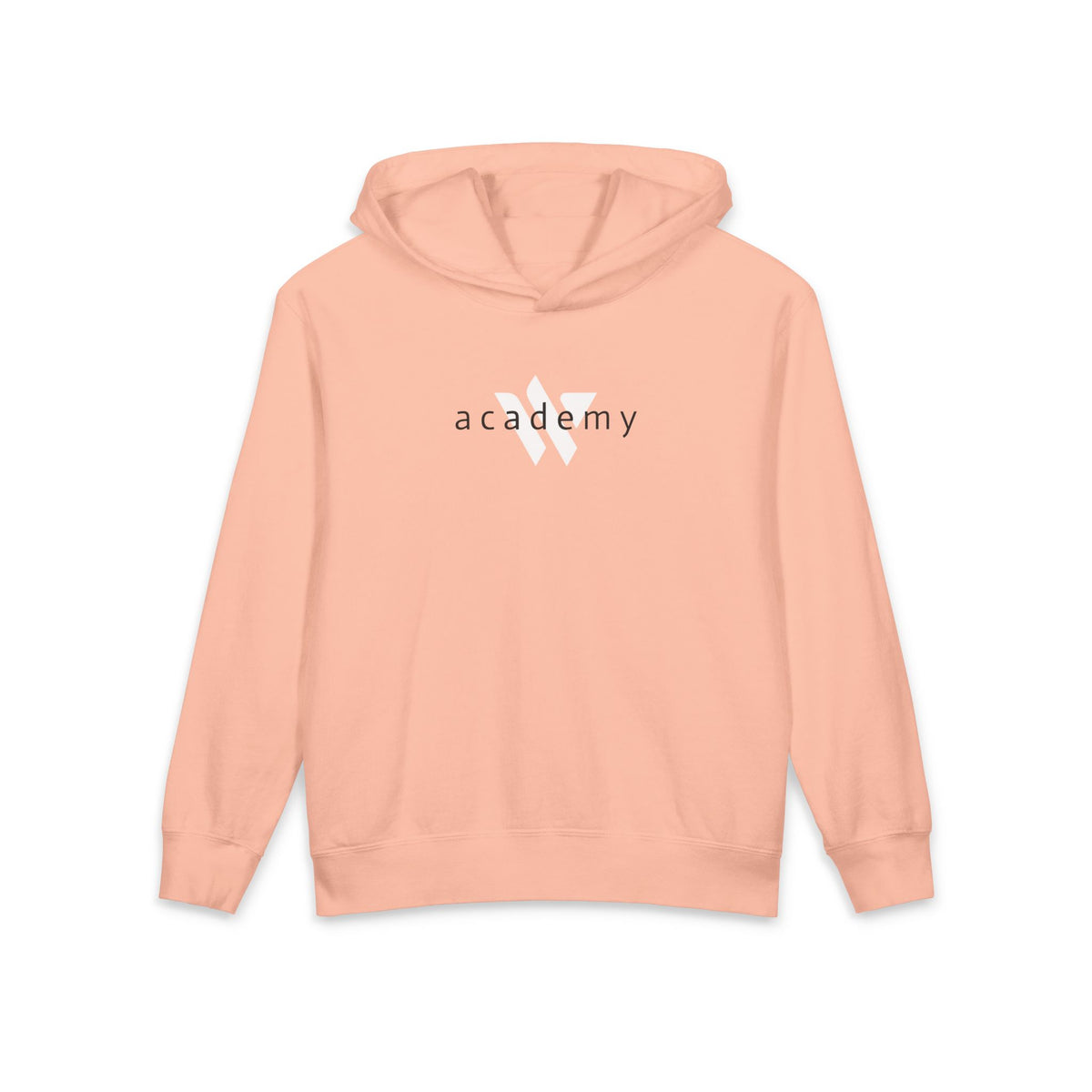 16 - Youth Multi Colors Academy Hoodie – Lightweight Kids Hooded Sweatshirt with Minimal 'academy' Logo