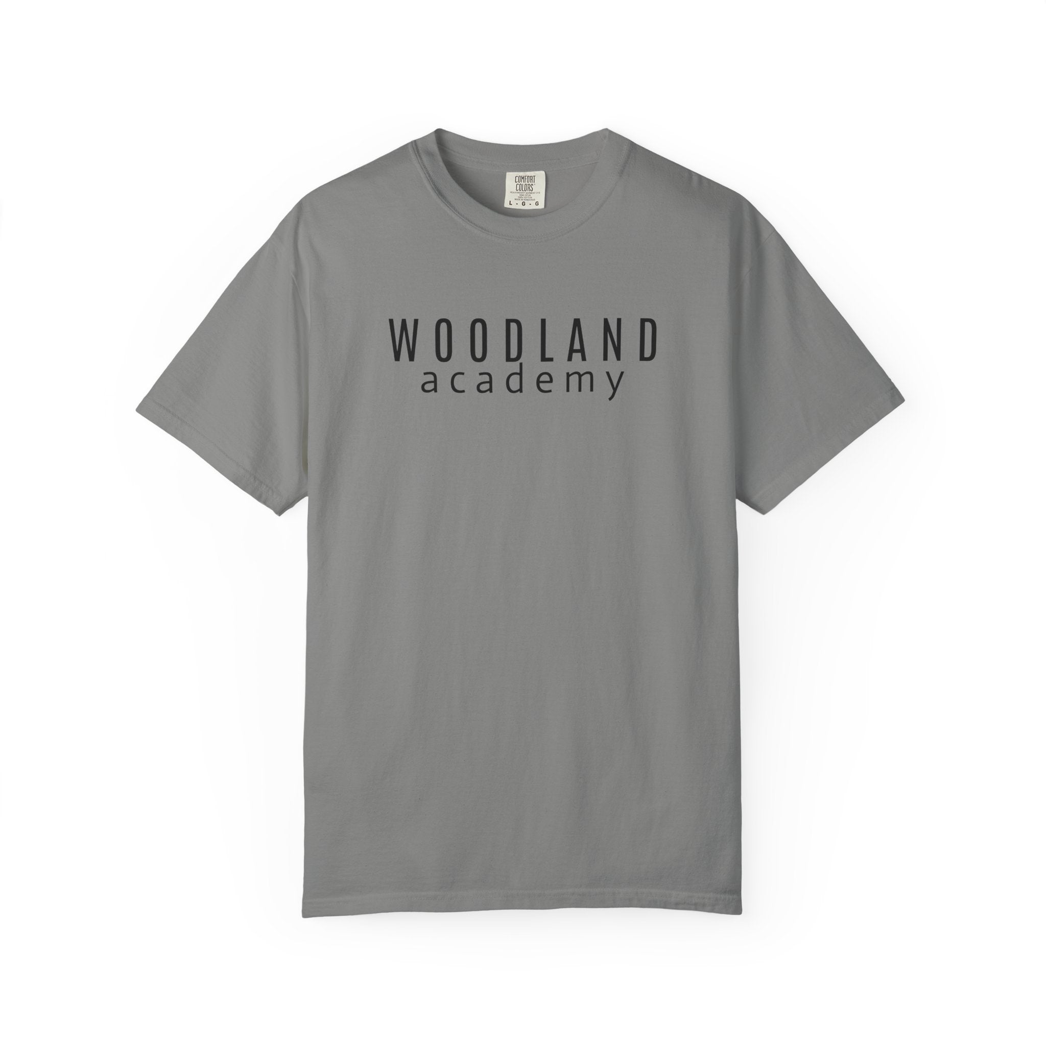 11 - Woodland Academy Oversized Wildcat Multi Color T-Shirt — Minimal Logo Tee for Leaders & Coaches