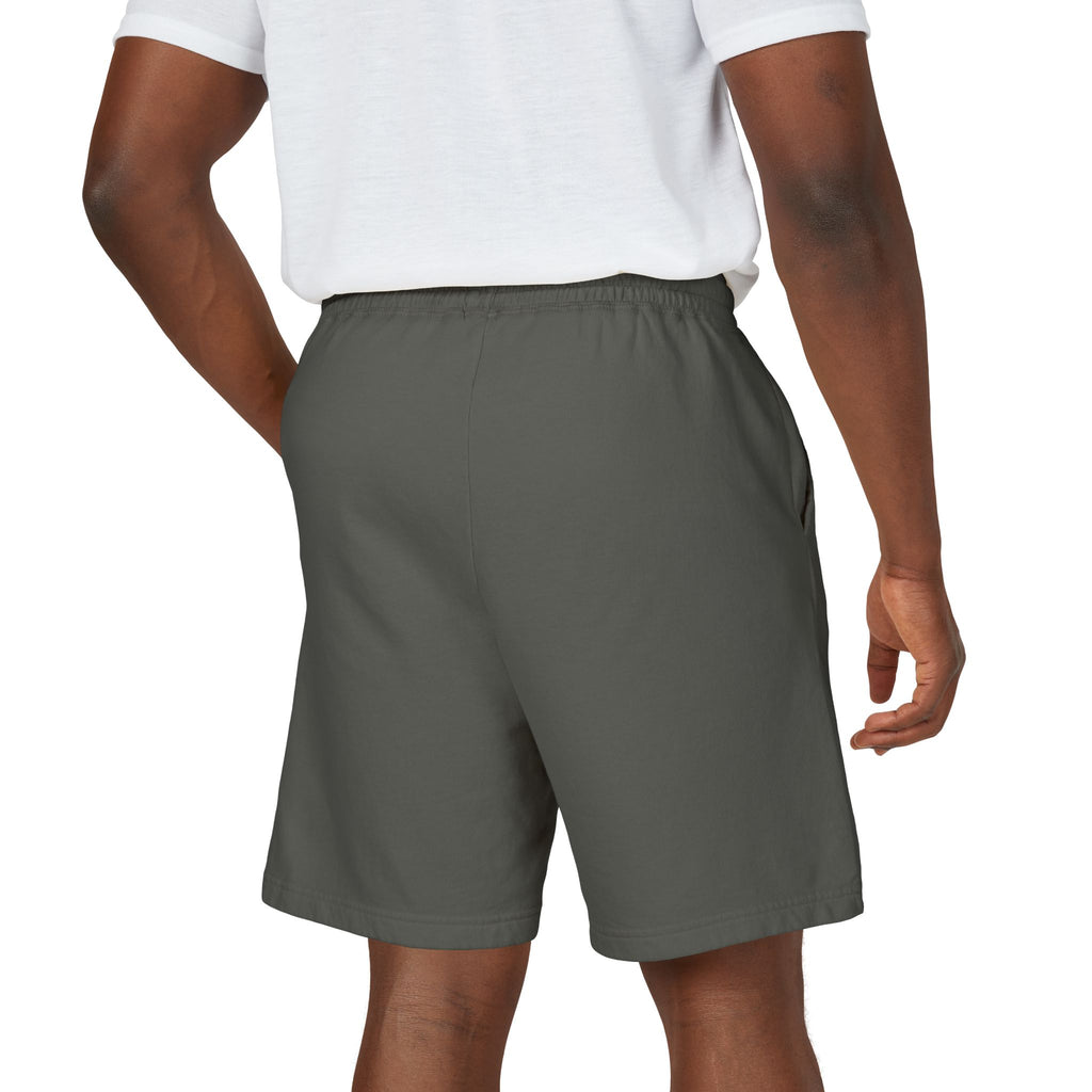 21 - Lightweight Garment-Dyed Fleece Sweat Shorts — Soft Casual Lounge Shorts