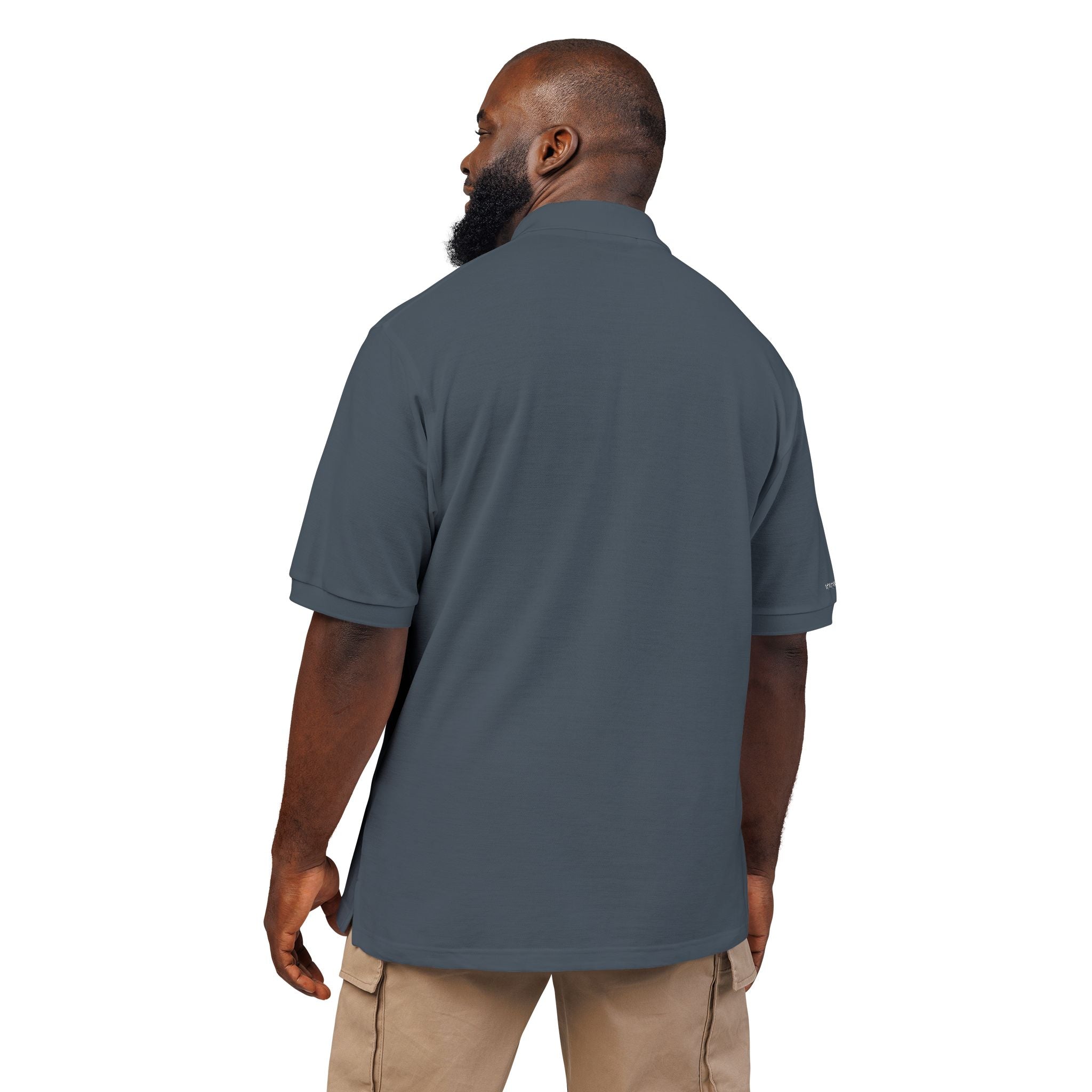 114 - Woodland Embroidered Multi Color Classic Polo Shirt — Small Chest Crest Logo