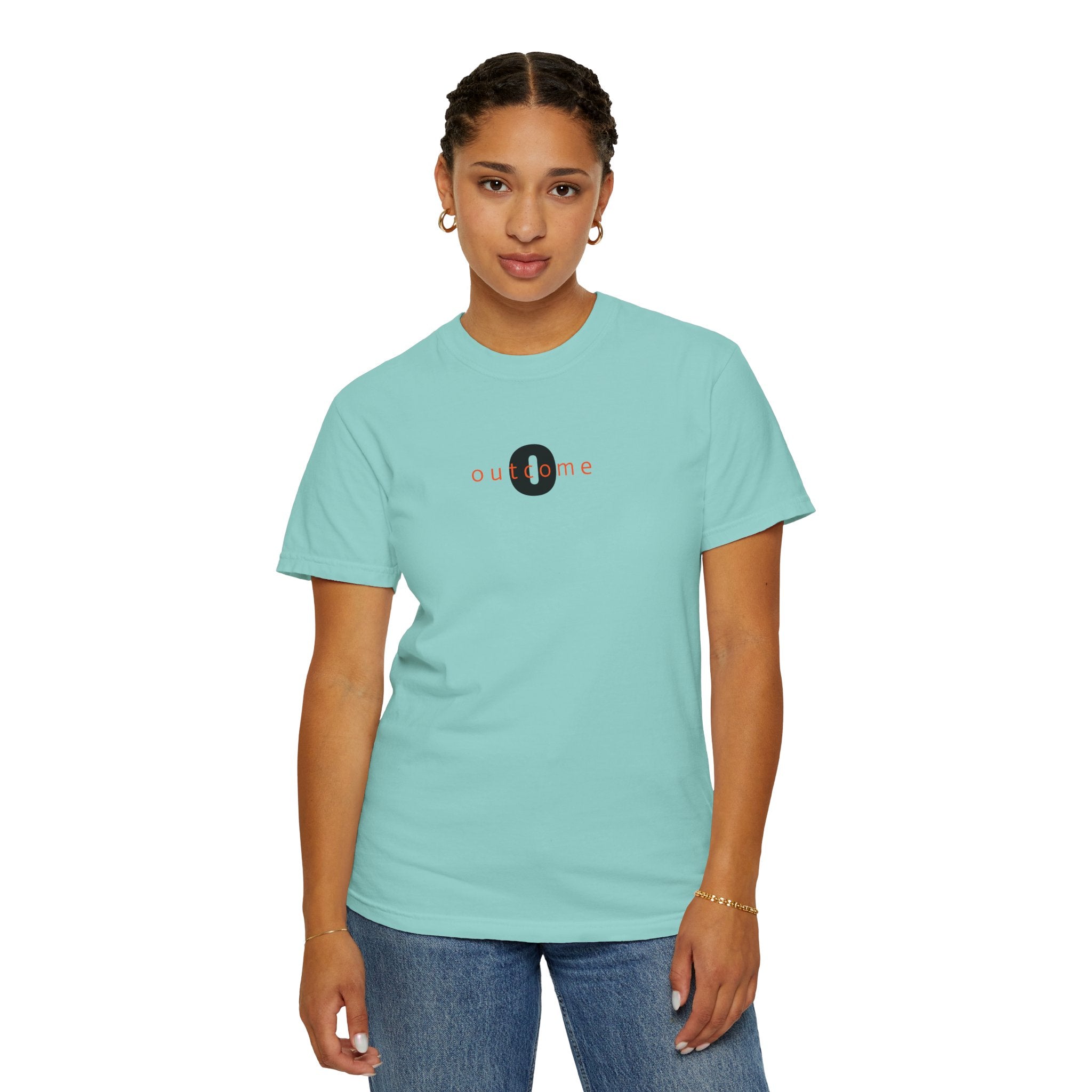 91 - Outcome Leadership- New Opportunity- Multi Color T-Shirt — Minimal Logo Tee for Leaders & Coaches