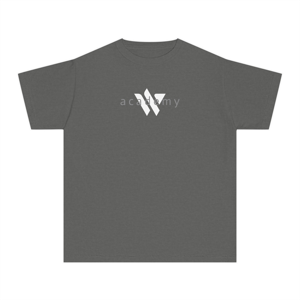 11 - Youth Multi Colors Academy Tee — Minimal Logo Kids T‑Shirt