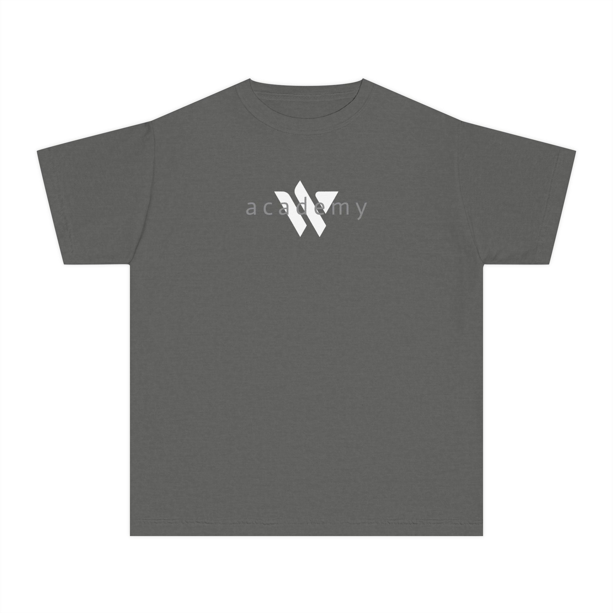 11 - Youth Multi Colors Academy Tee — Minimal Logo Kids T‑Shirt