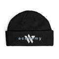 31 - Woodland Academy Multi Colors Logo Cuff Beanie — Embroidered Streetwear Knit Hat