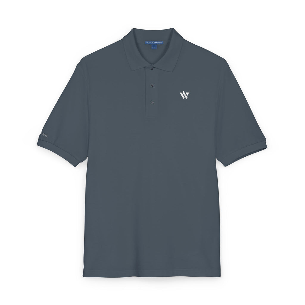 114 - Woodland Embroidered Multi Color Classic Polo Shirt — Small Chest Crest Logo