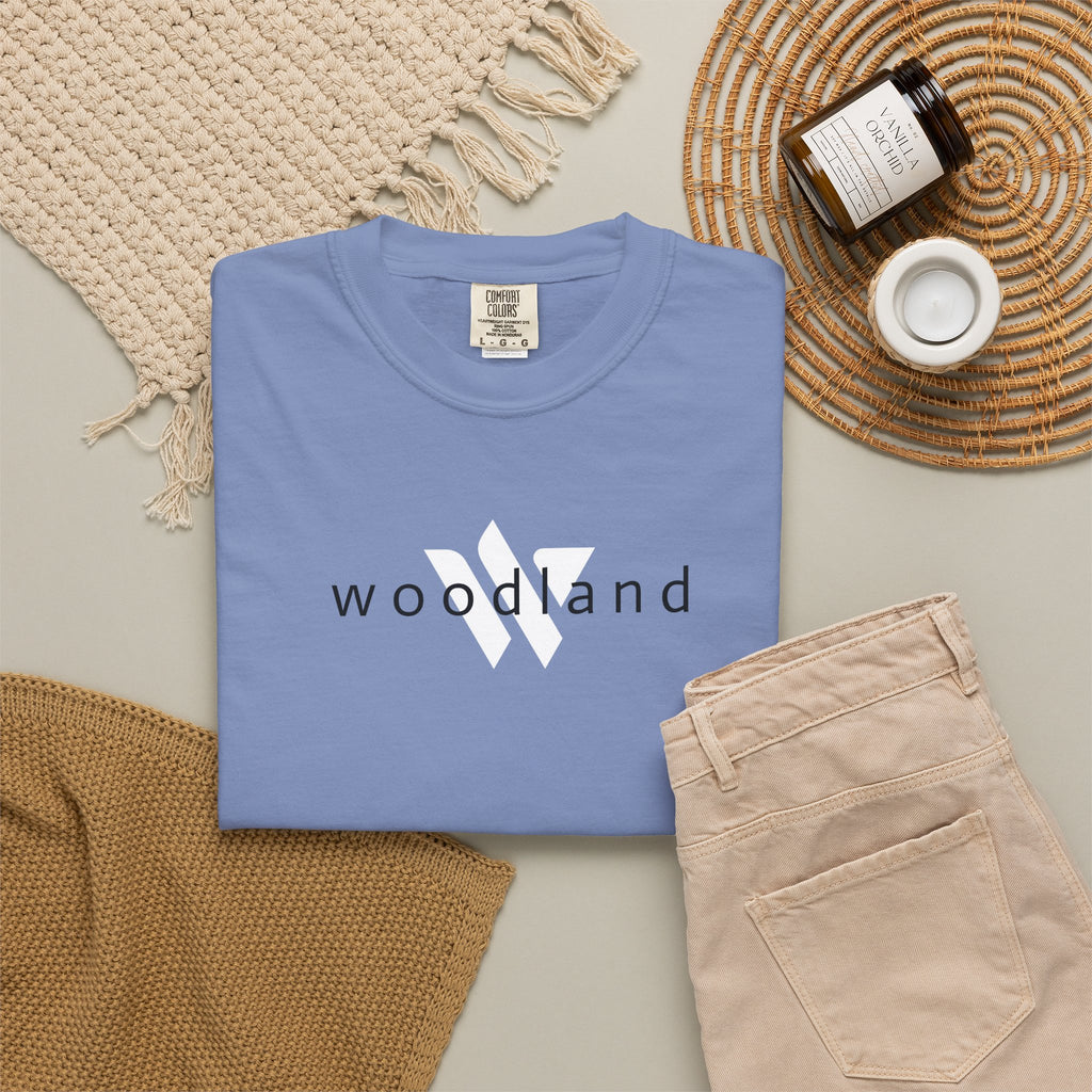 11 - WOODLAND Multi Color T-Shirt — Minimal Logo Tee for Leaders & Coaches
