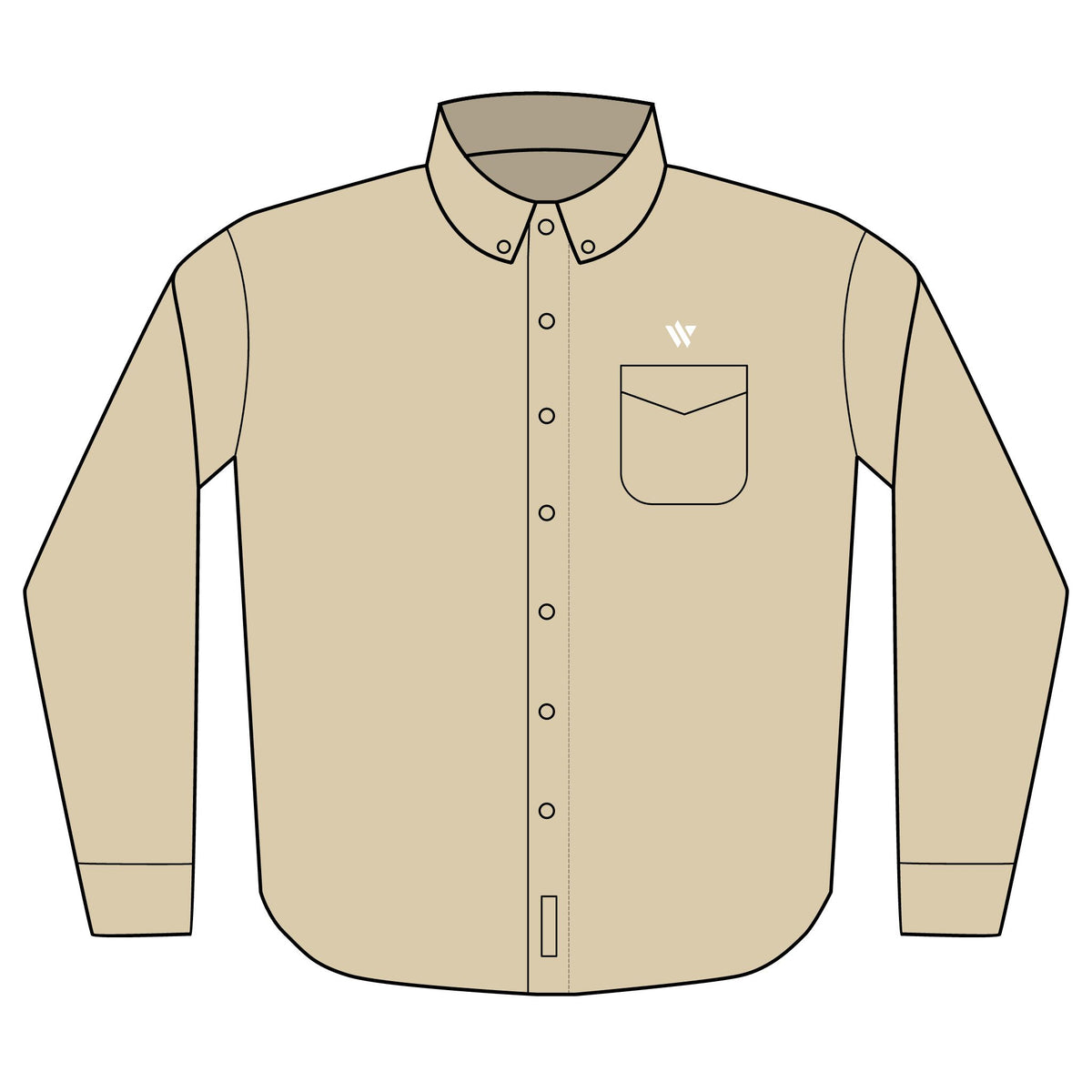 14 - Woodland Embroidered Multi Color Port Authority Long Sleeve Shirt — Classic Work & Corporate Button-Down