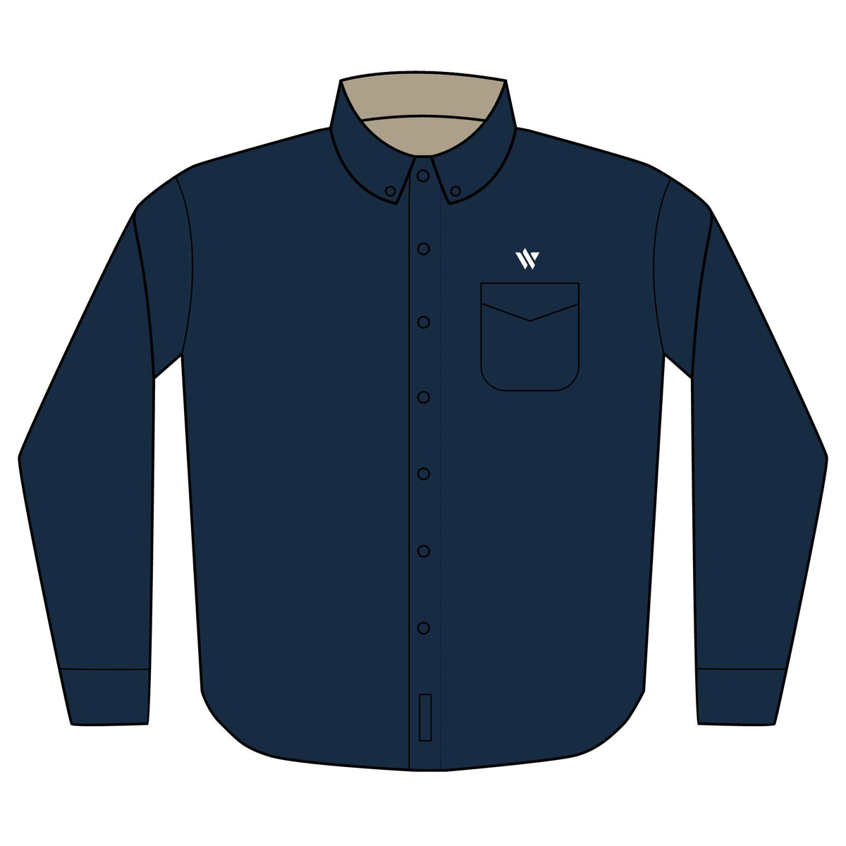 14 - Woodland Embroidered Multi Color Port Authority Long Sleeve Shirt — Classic Work & Corporate Button-Down