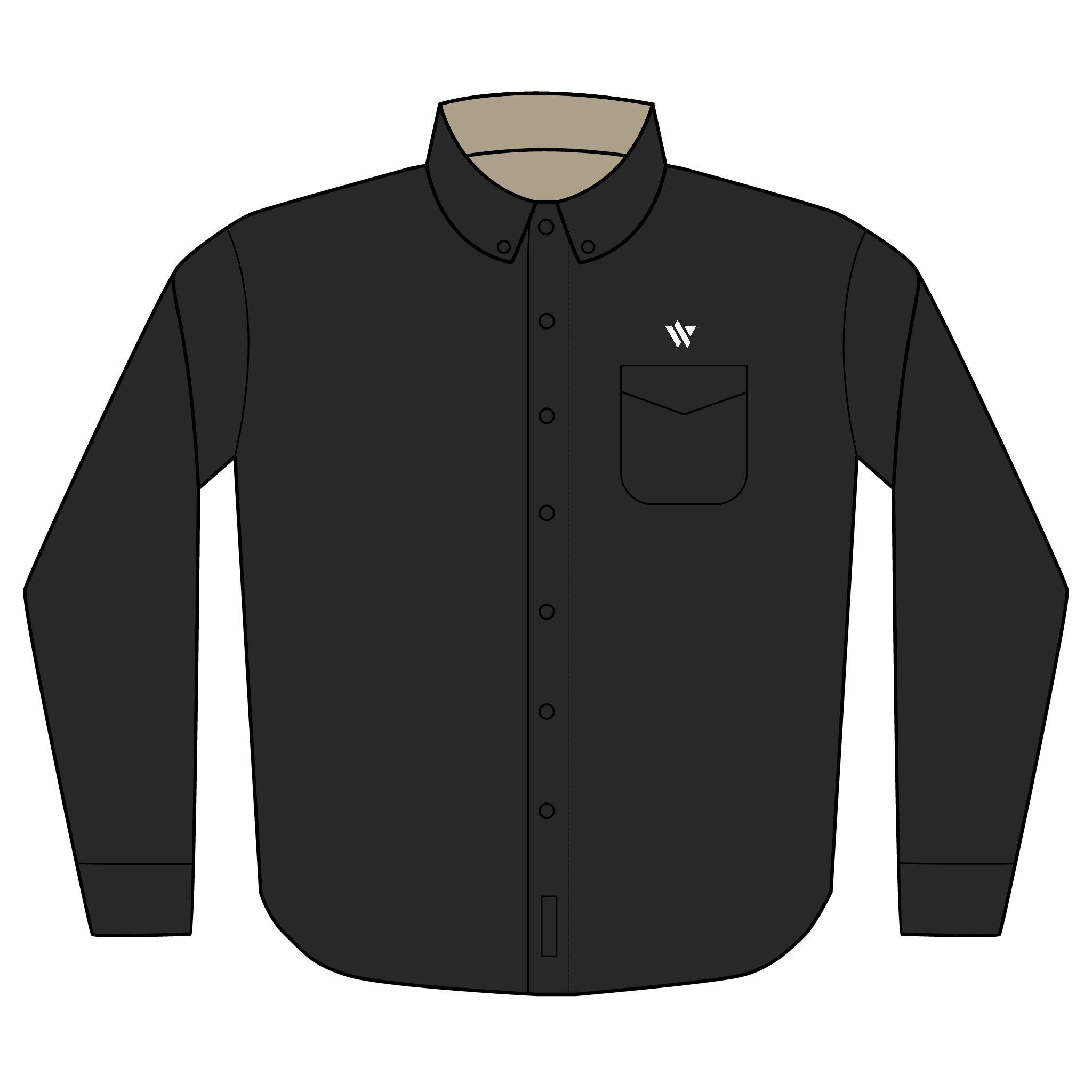 14 - Woodland Embroidered Multi Color Port Authority Long Sleeve Shirt — Classic Work & Corporate Button-Down