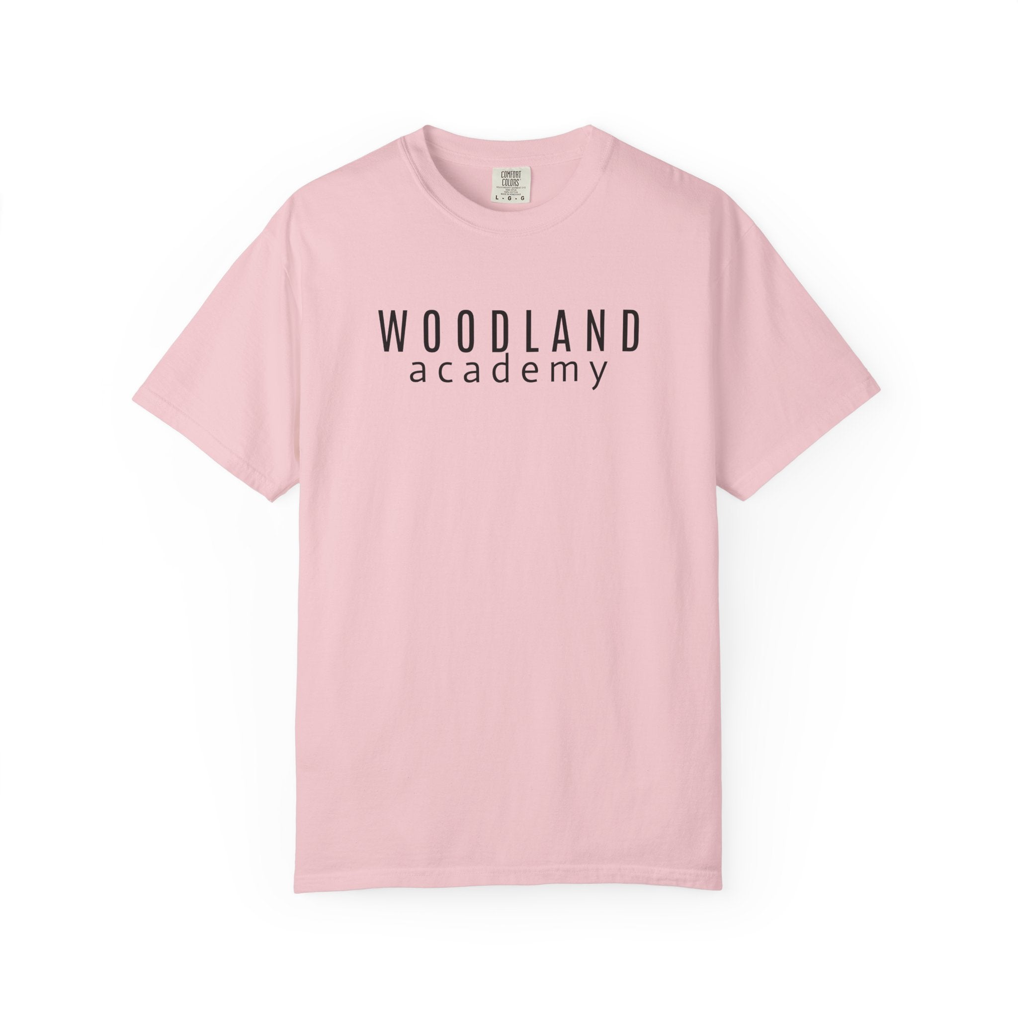 11 - Woodland Academy Oversized Wildcat Multi Color T-Shirt — Minimal Logo Tee for Leaders & Coaches