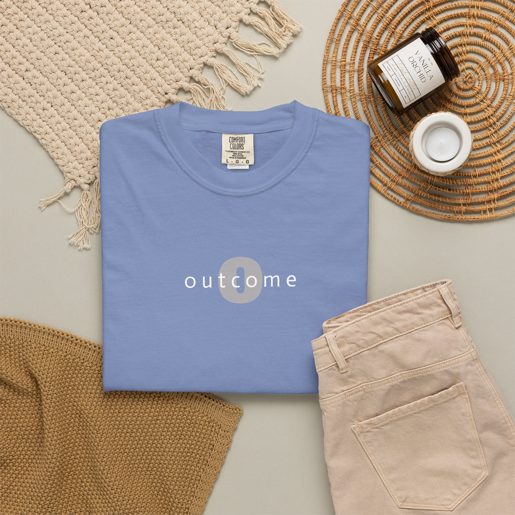 91 - Outcome Leadership- Dream Works Multi Color T-Shirt — Minimal Logo Tee for Leaders & Coaches