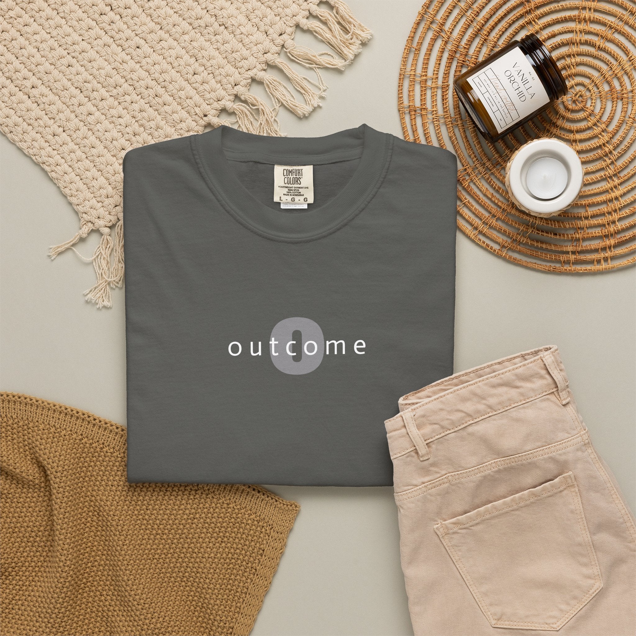 91 - Outcome Leadership- It’s the What and the Why - Multi Color T-Shirt — Minimal Logo Tee for Leaders & Coaches