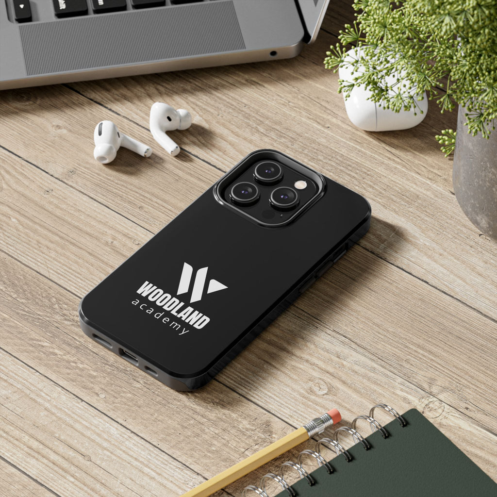 36 - Woodland Academy Tough Phone Case — Minimal Logo Protective iPhone Case
