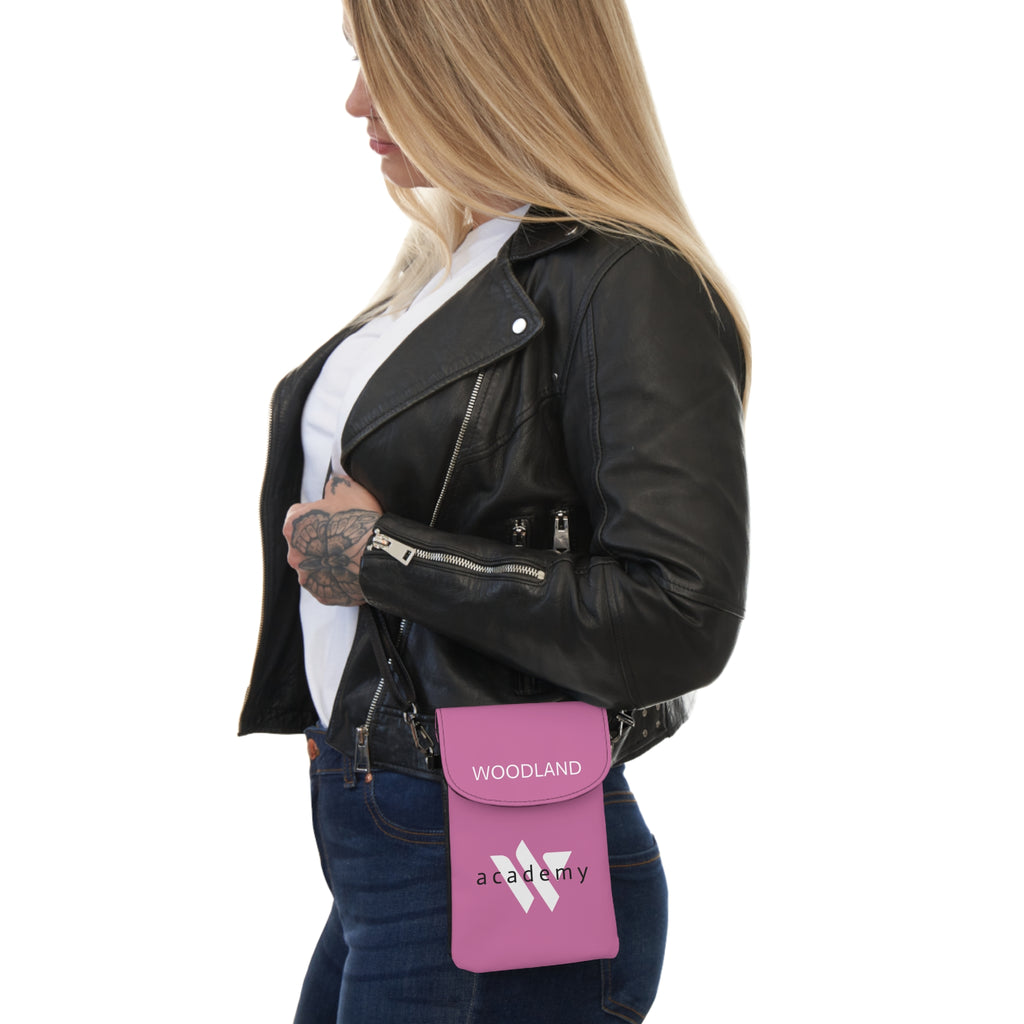 51 - Small Phone Wallet — Woodland Academy Crossbody Card Holder