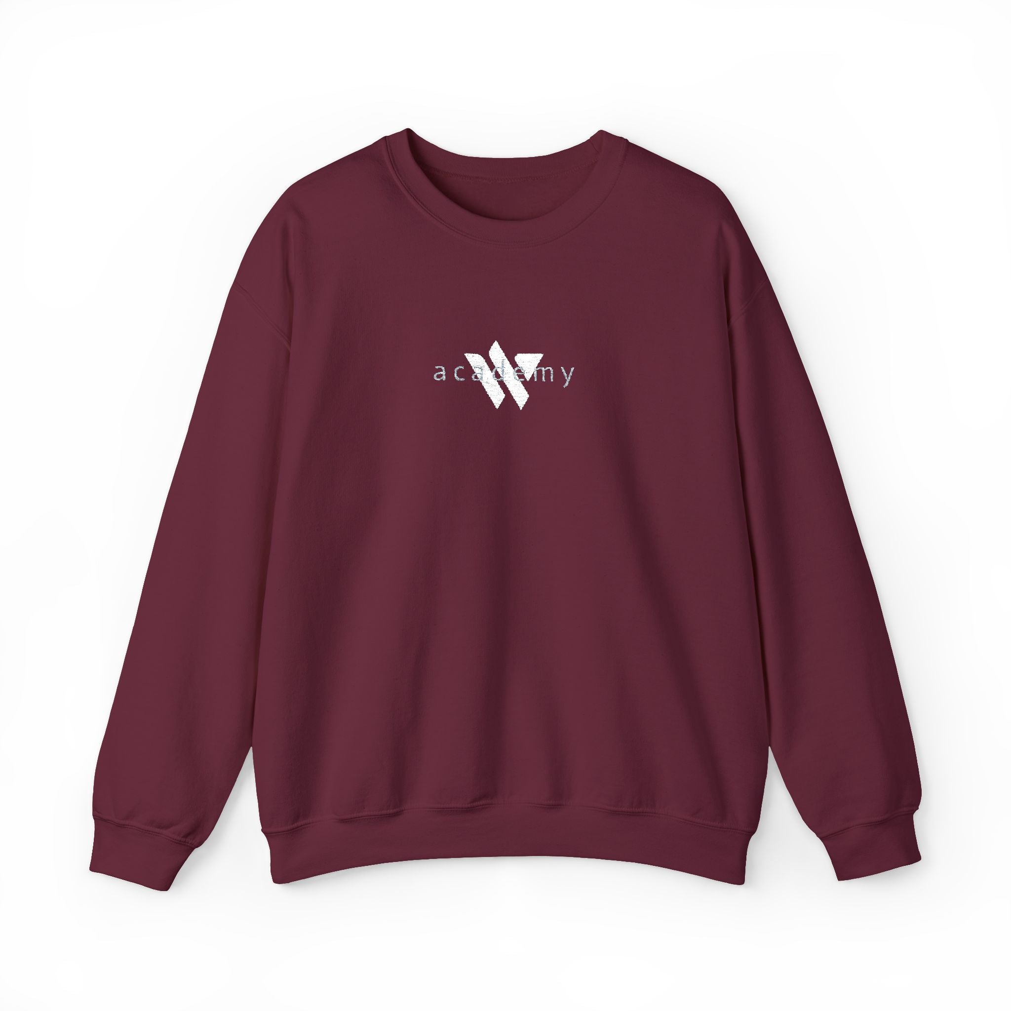 15 - Woodland Academy Embroidered Multi Color Crewneck Sweatshirt – Minimal Motivational Pullover