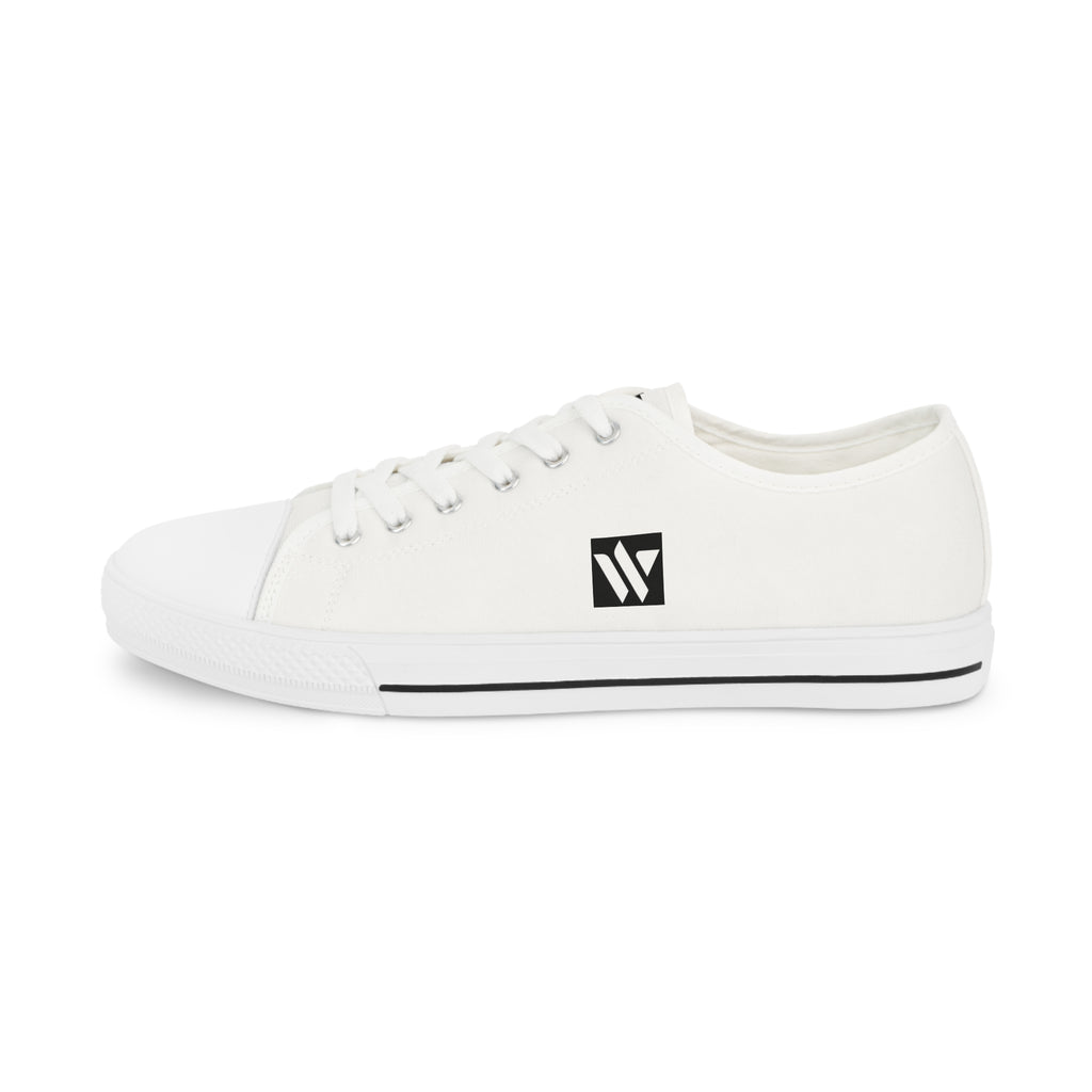 4 - Woodland Academy Men's Low Top Sneakers — Casual Brown Canvas Low-Top Shoes