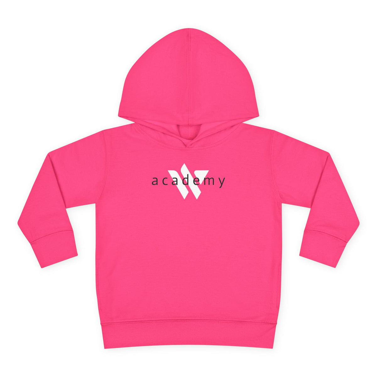 16 - Toddler Hoodie — Minimal 'Academy' Logo Kids Pullover