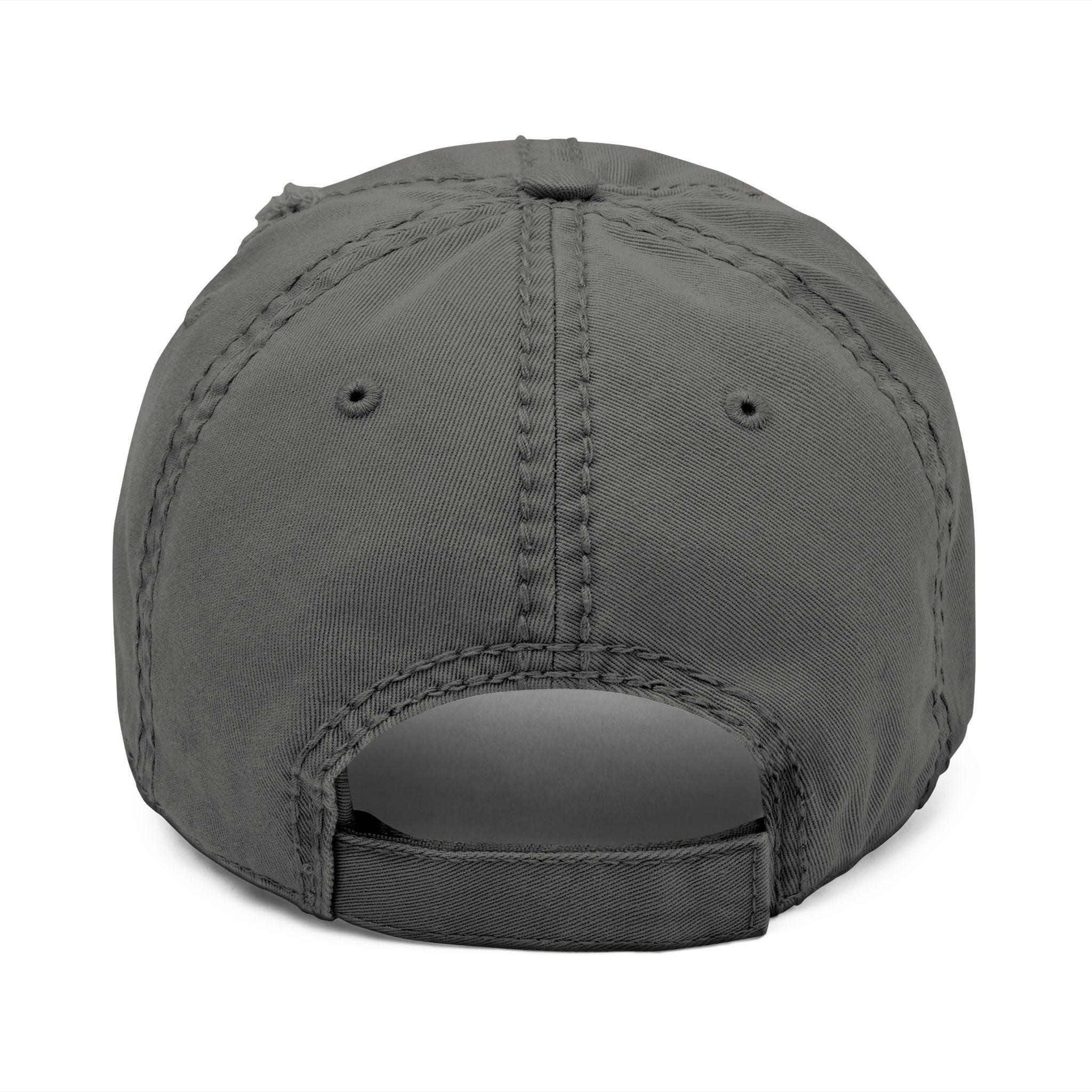 3 - Woodland Academy Embroidered Distressed Multi Color Dad Hat – Minimal White Logo Baseball Cap