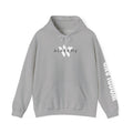 16 - Academy Printed Logo Multi Colors Hoodie — Woodland Sleeve Graphic Hooded Sweatshirt