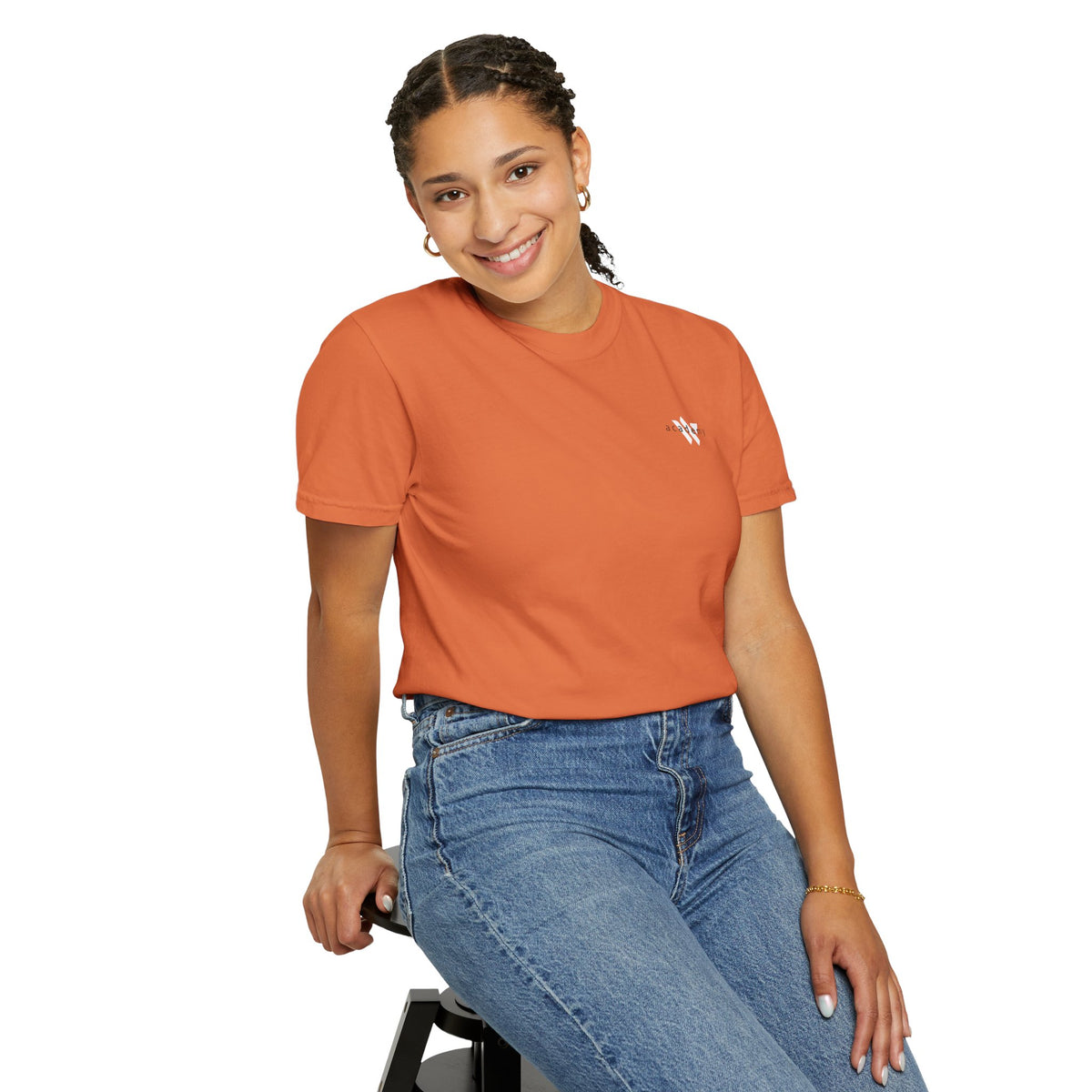 11 - Woodland Academy Burnt Orange T-Shirt — Minimal Logo Tee for Leaders & Coaches