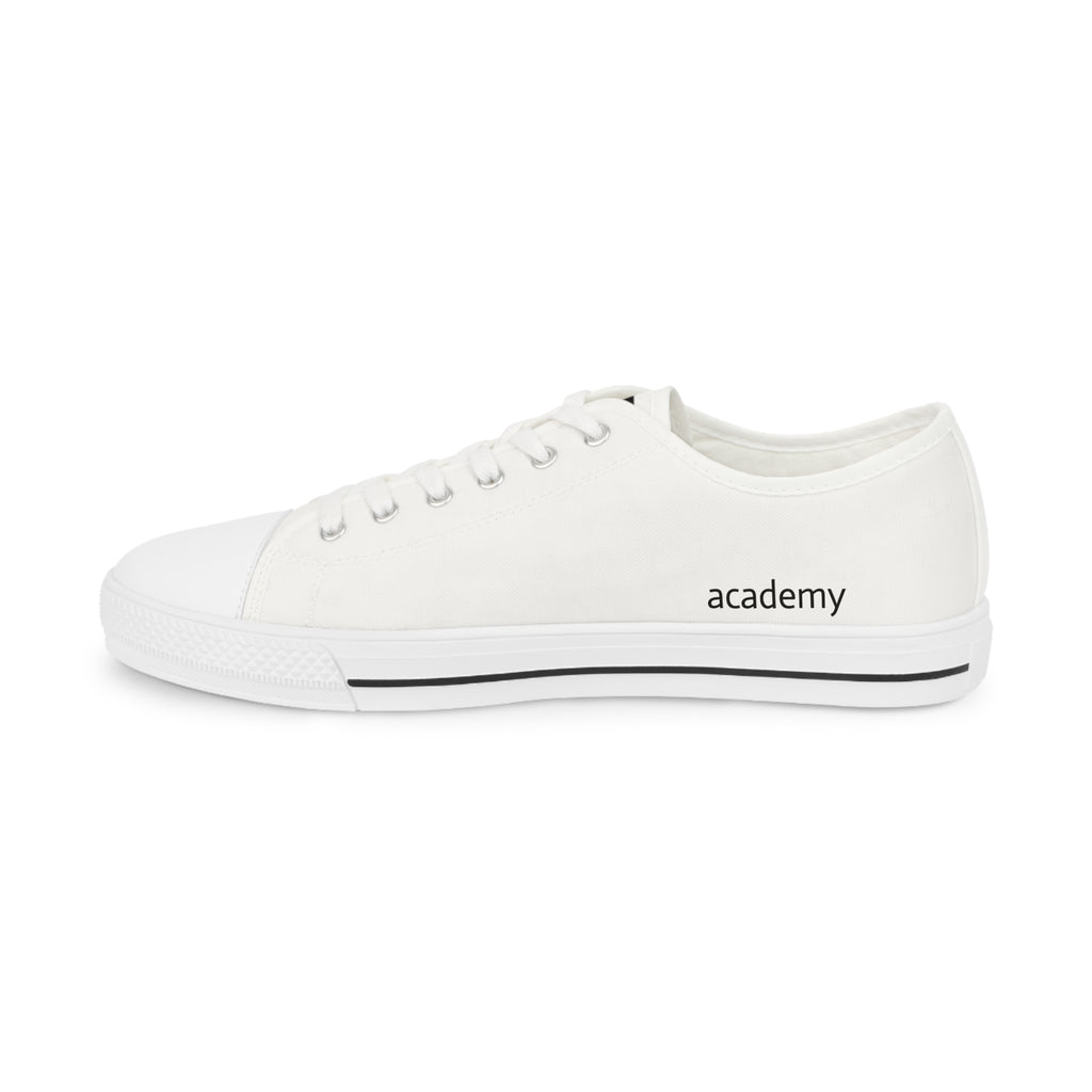 4 - Woodland Academy Men's Low Top Sneakers — Casual Brown Canvas Low-Top Shoes