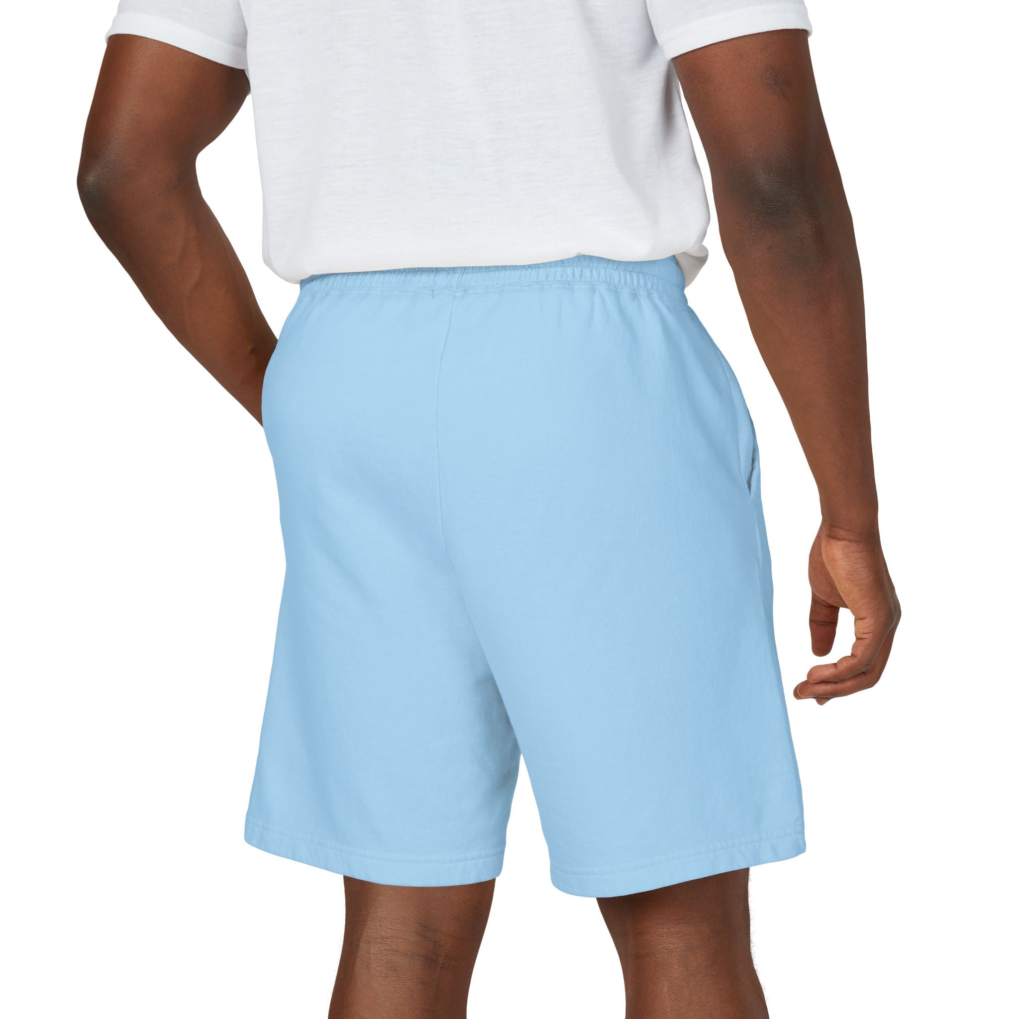 21 - Lightweight Garment-Dyed Fleece Sweat Shorts — Soft Casual Lounge Shorts