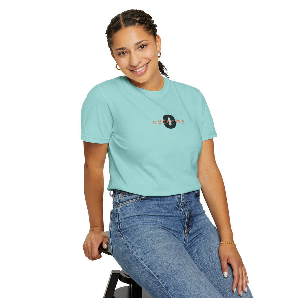 91 - Outcome Leadership- New Opportunity- Multi Color T-Shirt — Minimal Logo Tee for Leaders & Coaches